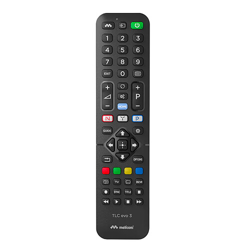 Meliconi Télécommande TV Sony - Noir