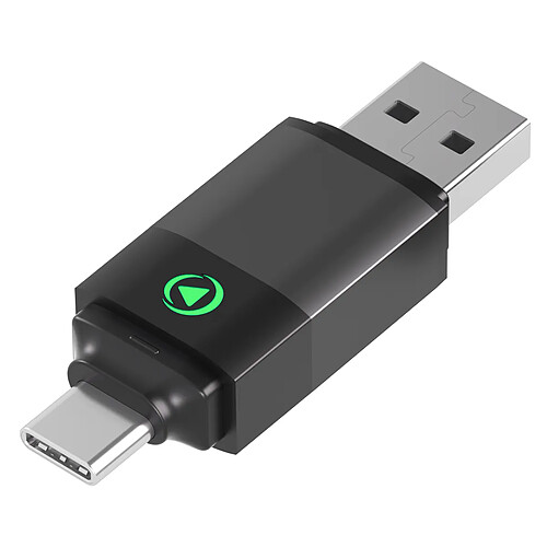 FORCE PLAY Adaptateur USB vers CarPlay Noir / Argent