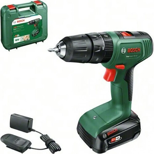 Bosch Perceuse Visseuse EasyImpact 18V-40 (1x 1,5Ah) + AL18V-20 in carrying case