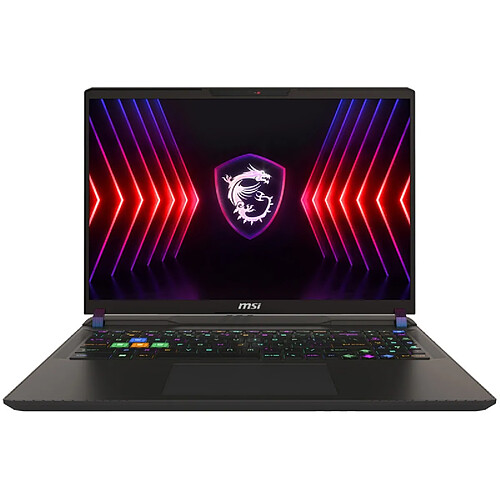 PC portable Msi gaming Vector 16 HX A14VHG 16 QHD+ 244Hz Intel Core i7 14650HX RAM 32 Go DDR5 1 To SSD GeForce RTX 4080