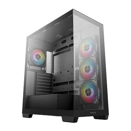 Boitier sans alimentation - DEEPCOOL CG580 4F - Moyen tour - Format E-ATX - Noir