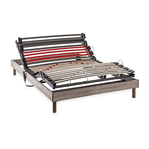 DEKO DREAM Ensemble matelas+sommier relaxation électrique COMFORT Dreamzone - 140x200 cm...