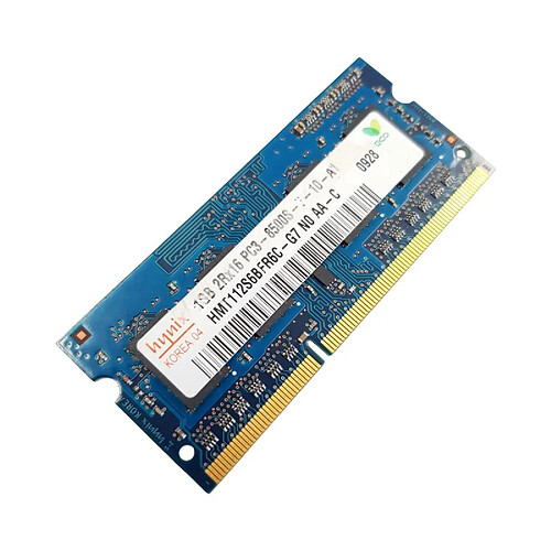 Barrette Mémoire 1Go RAM DDR3 Hynix HMT112S6BFR6C-G7 SO-DIMM PC3-8500S 1066MHz 2Rx16 · Reconditionné