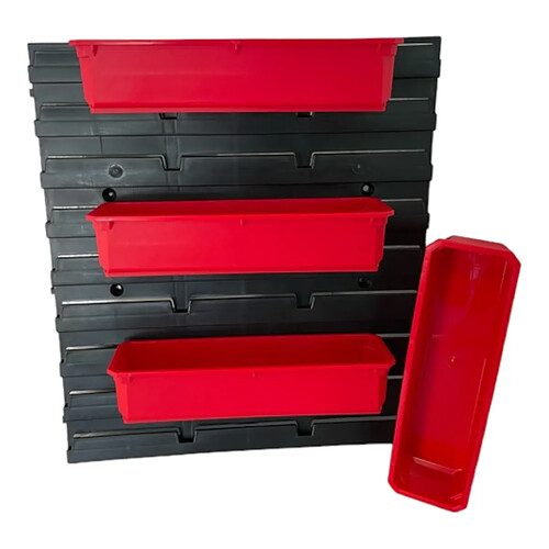 Toolbrothers RHINO Container Set Nr. 4 Paroi d'atelier avec 4 récipients pour L Organizer hauteur M+ / L et L Drawer 3