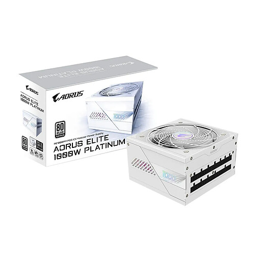 Bloc d’Alimentation Gigabyte GP-AE1000PM PG5 ICE ATX 1000 W 80 PLUS Platinum
