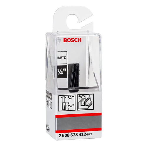 Fraise à rainurer Standard for Wood Bosch 9,5 x 19,6 x 51 mm ( 2608628412 ) tige de 6 mm