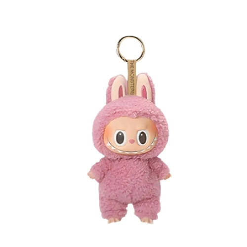 labubu elfe Monster Series jouet cure Line poupée en peluche - Couleur rose 3pc