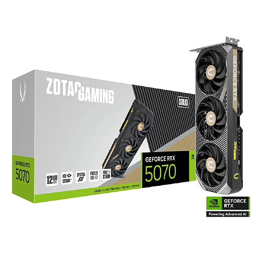ZOTAC GeForce RTX 5070 SOLID 12GB GDDR7