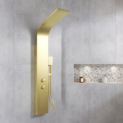 Aurlane Colonne de douche hydromassante