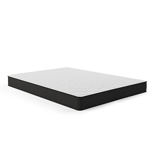 Sinlikon Matelas 160x200 cm à Ressort - Matelas 2 places Épaisseur 20cm - Matelas à Ressort avec Mousse - zones de confort adaptative