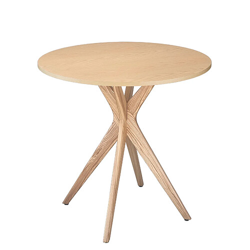 Ragaba Table de cuisine ronde - Frêne