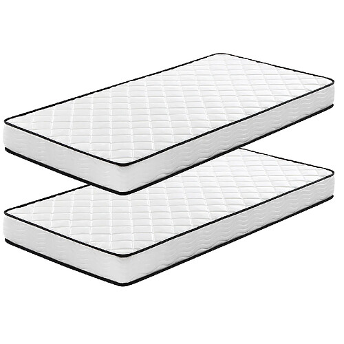 Matelas 90x190CM,Epaisseur 12CM,Matelas Mousse Pour 1 Person