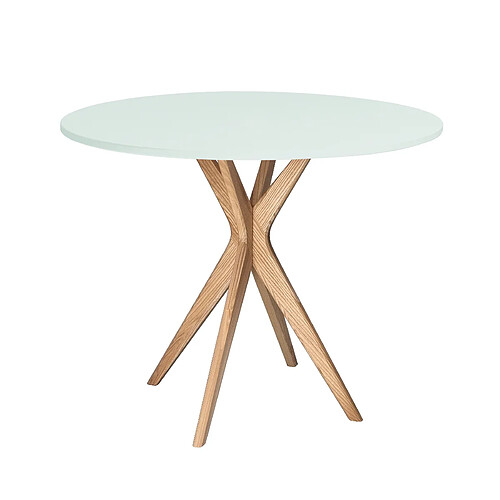 Ragaba Table à manger Jubi ronde - vert clair