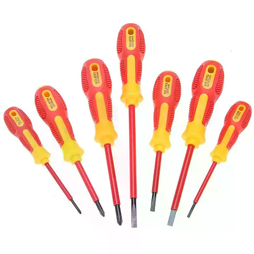 Jeu de tournevis isolés 1000V - 7 pièces