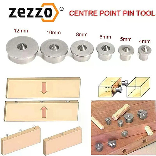 Poinçons de centrage inox - Lot de 6