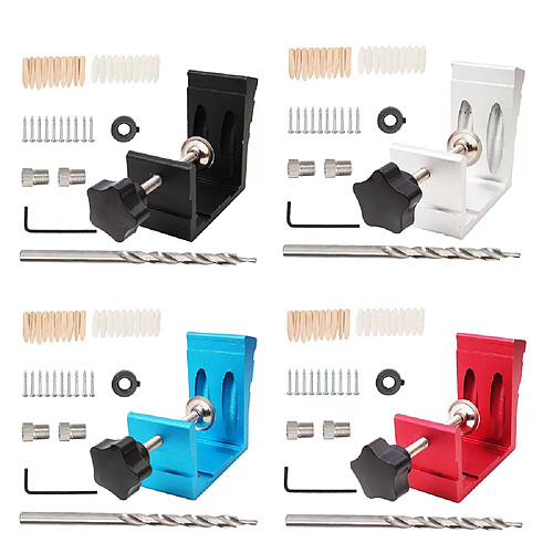 Kit gabarit de perçage bois - 46 pièces