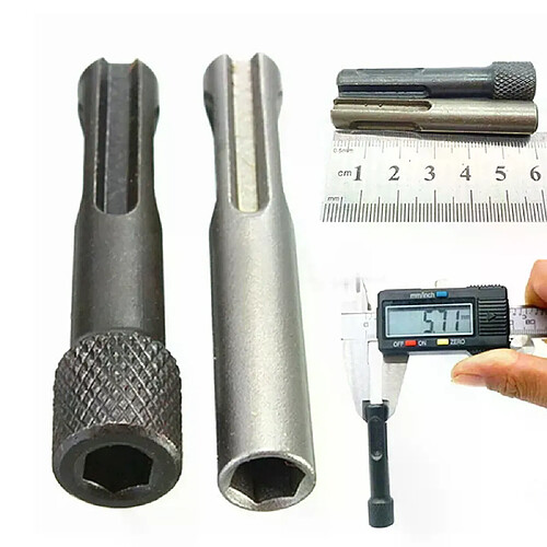 Adaptateur mandrin SDS-plus hexagonal - lot de 2