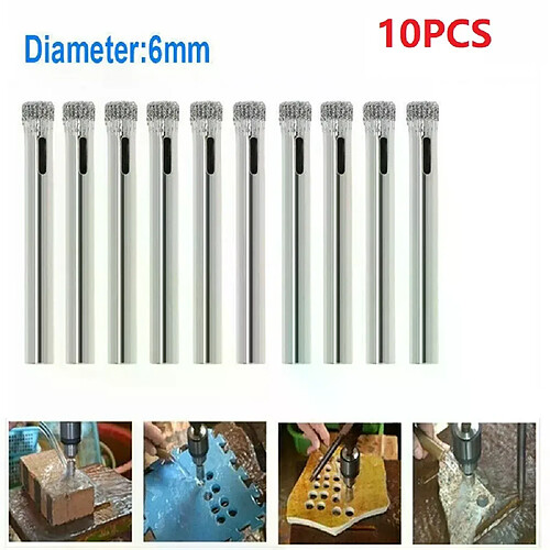Trépans de perçage carrelage et verre - 6 mm