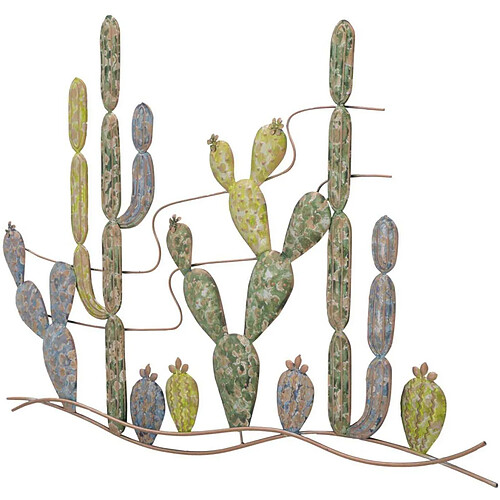 Mauro Ferretti Cadre en métal Cactus 90 x 2.5 x 64 cm.