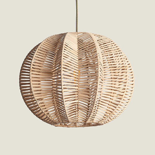 Ledkia Suspension Rotin Tobonga Naturel