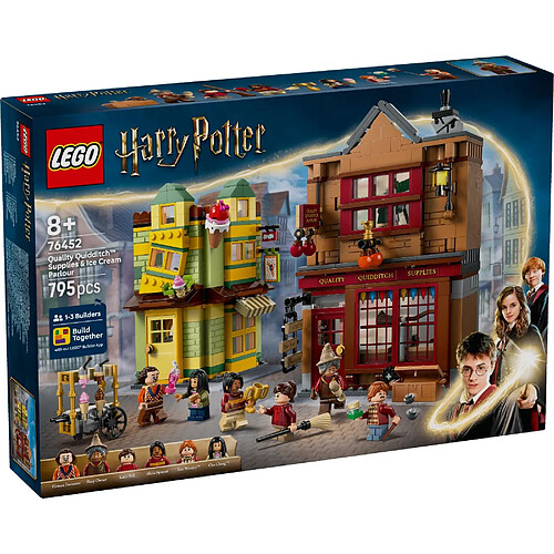 Lego Harry Potter magasin d'accessoires de Quidditch et marchand de glaces