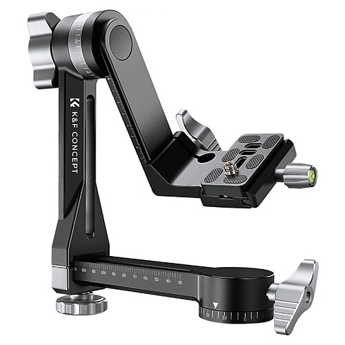 K&F Concept K&F Rotule pendulaire version allégée 360 avec plaque dégagement rapide