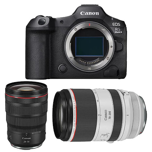 CANON EOS R5 MARK II + RF 24-70mm f/2.8 L IS USM + RF 70-200mm f/2.8 L IS USM