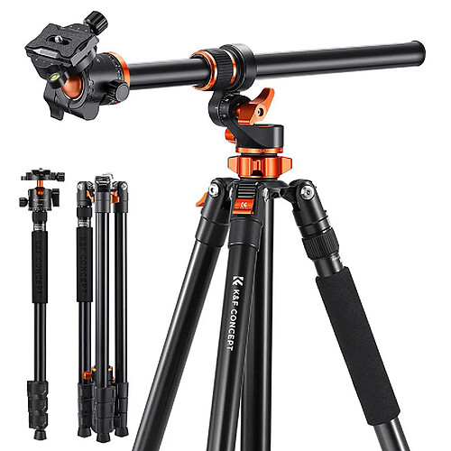 K&F Concept K&F Trépied aluminium + rotule 360 BH-28L
