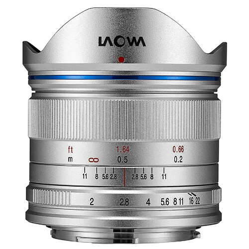 LAOWA Objectif 7,5mm f/2 MFT (4/3) standard argent