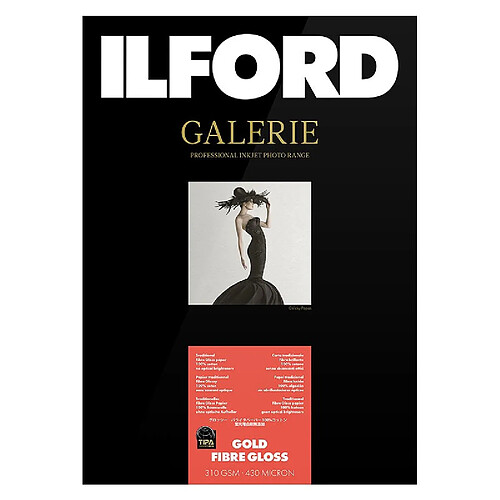 ILFORD papier GALERIE Prestige Gold Fibre Gloss 21x29,7cm (A4) 25 feuilles