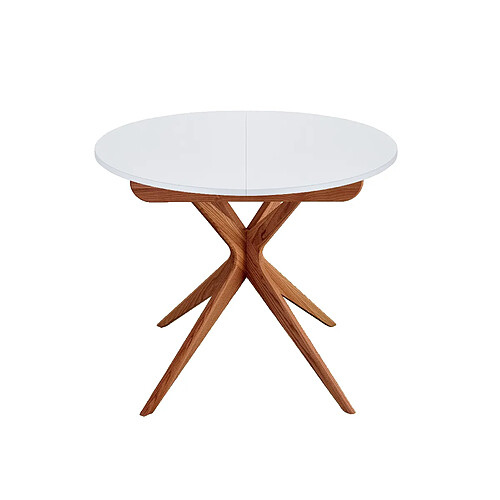 Ragaba table à manger ronde - Blanc