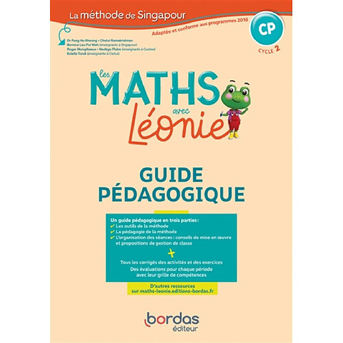 Les maths avec Léonie, CP cycle 2 : guide pédagogique · Occasion