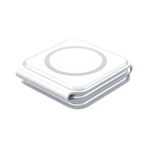 QDOS Chargeur sans Fil 3-en-1 PowerMag MagSafe Pliable Blanc