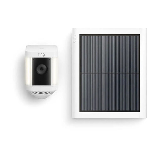 Caméra de Surveillance - RING - Spotlight Plus Plug-in - Blanc - UE