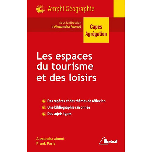 Les espaces du tourisme et des loisirs · Occasion