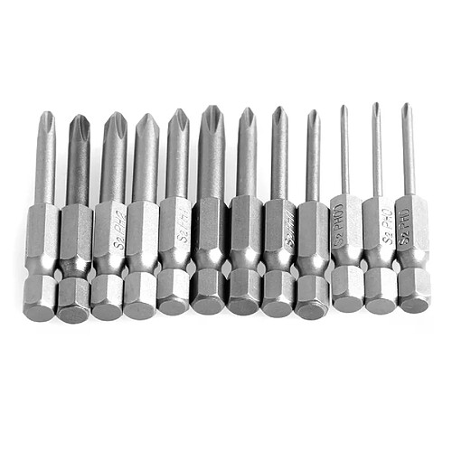 Embouts crosses magnétiques pour outils électriques - 12 pièces
