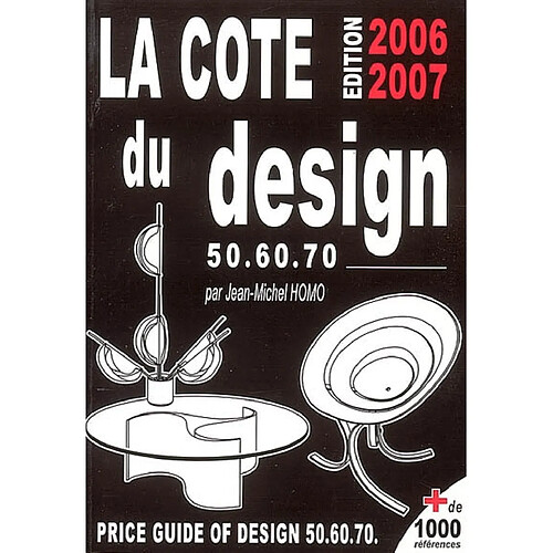 La cote du design 50, 60, 70. Price guide of design 50, 60, 70 · Occasion