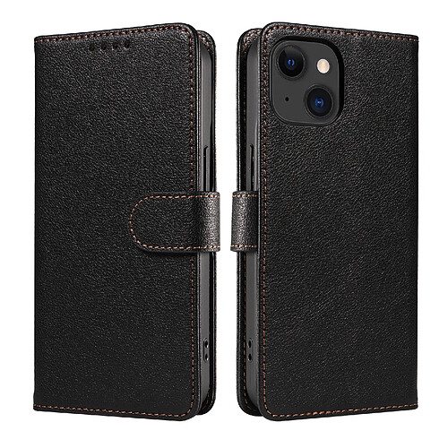 Coque iPhone 15 Pro max(6.7pouce)avec Rabat Anti-Vol NFC - Protection Intégrale - Noir