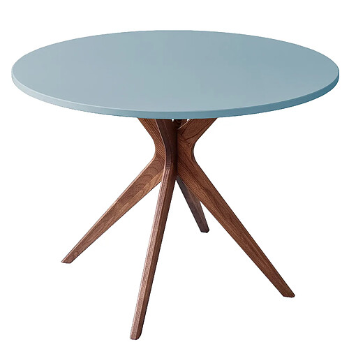 Ragaba table à manger ronde Jubi - Bleu tendre