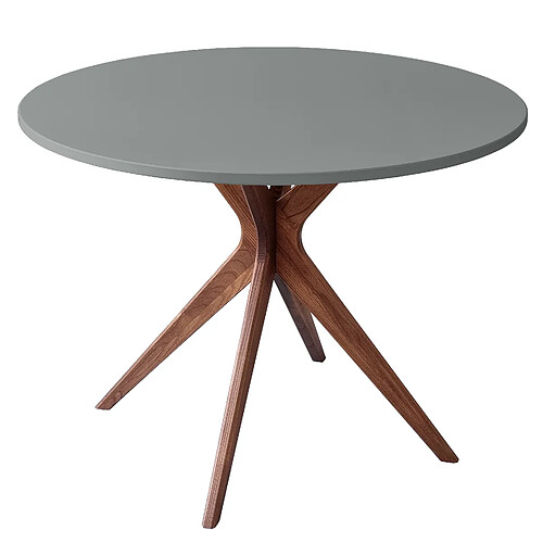 Ragaba table à manger ronde - Béton gris