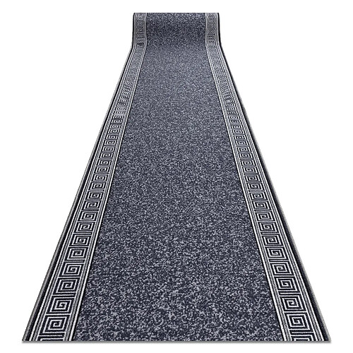 RUGSX TAPIS DE COULOIR antidérapant GREK grec, antidérapant gris 57cm 57x730 cm