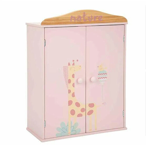 Arias armoire pour poupée - Rose