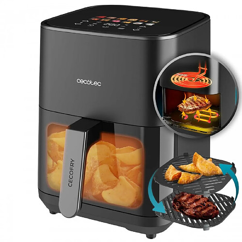 Cecotec Cecofry & Grill Duoheat 4000 - Noir