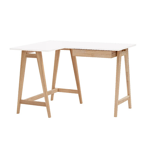 Ragaba Bureau d'angle Luka - Blanc
