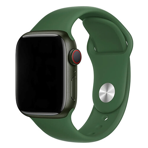 Devia Bracelet pour Apple Watch 42mm / 44mm / 45mm / 49mm Sport en Silicone Vert