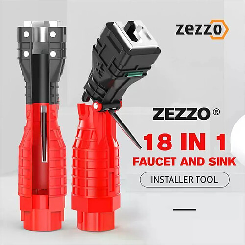 Clé de robinet d'évier multifonction