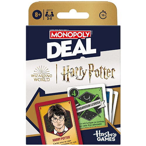 Jeu classique Monopoly Deal Harry Potter