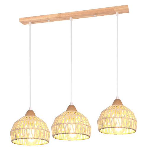 Stoex suspension rétro 3 lumières - Blanc