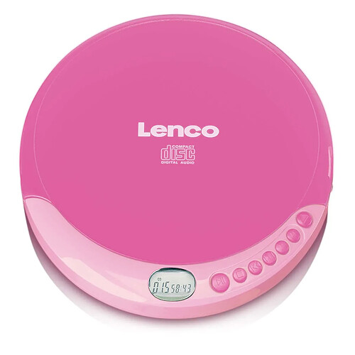 Lenco lecteur CD portable - Rose