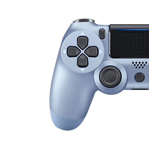 Manette de jeu Bluetooth pour PS4 - Bleu titane